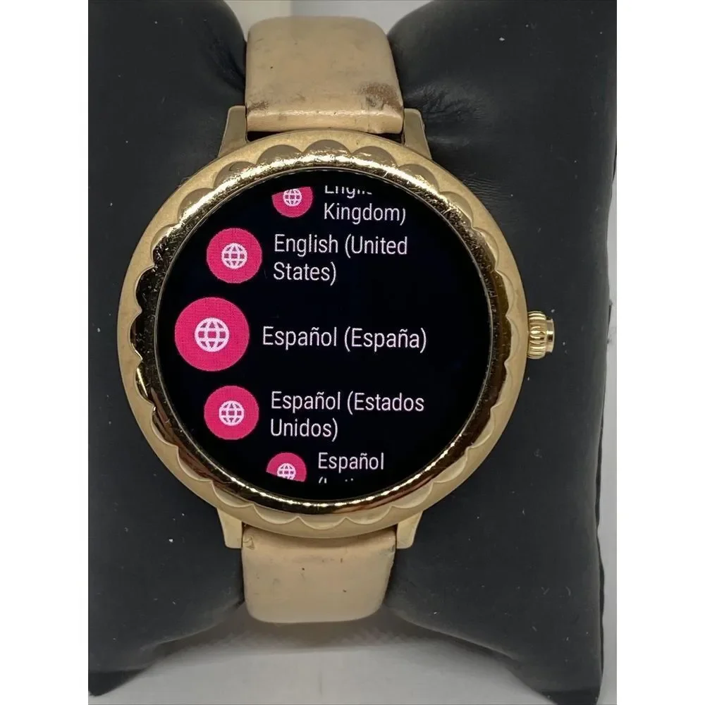 Kate Spade Gen 3 KST2003 Women's Sand Leather Digital Dial Smart Watch PD253